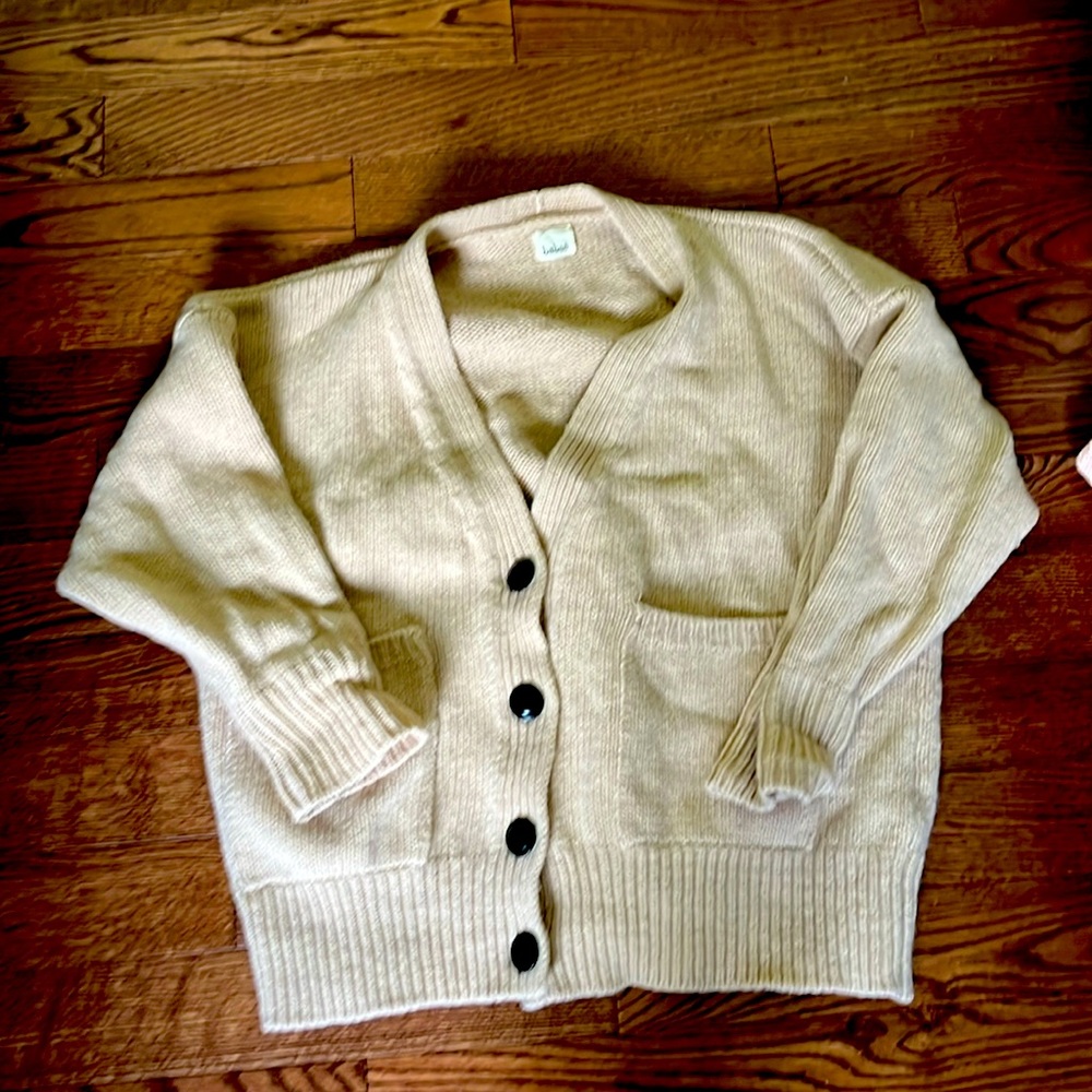 Babaa pale rose sweater coat!